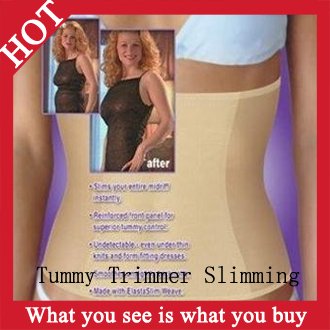 Free Shipping 100pcs Women  Invisible Tummy Trimmer  Slimming Belt  With OPP Bag  As Seen On tv -- MTV68 Wholesale