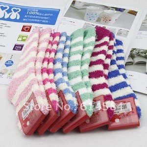 Free shipping,10pairs/lot,casual socks/thicken plush candy color colored terry socks female socks,wholesale Y-S03