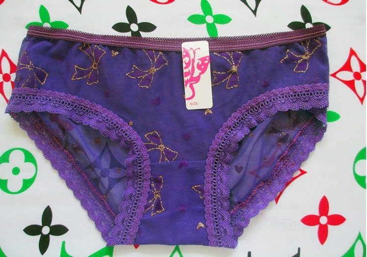 Free shipping,10pcs/lot,2013 hot sale purple women's sexy women underwear panties, G-string,Mix order