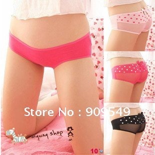 Free shipping 10pcs/lot wholesale translucent sexy lace Seamless Ms. briefs little bit sexy woman hip underwear