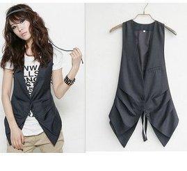 Free Shipping 120 long short after the fashion all-match cool vest wholesale