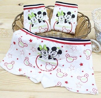 Free Shipping 12pcs/lot animation Lycra pattern 100% cotton girl underwear child briefs & boxer shorts