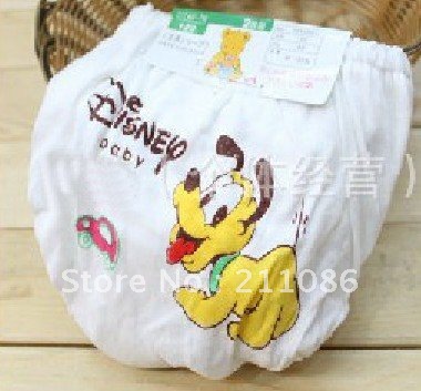 Free Shipping 12pcs/lot girl  cartoon images of children briefs, 100% Cotton Children's underwear, high-quality