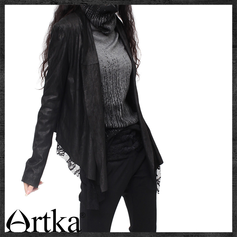 Free shipping 1518 ! autumn black cool genuine leather clothing long-sleeve outerwear yp11122q