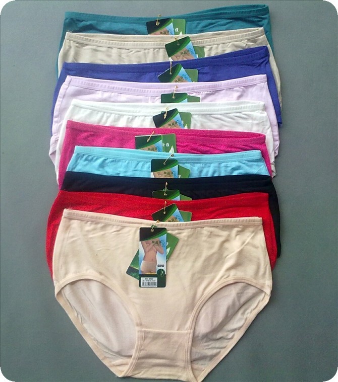 Free Shipping 15pcs/lot Plus Size Women Panties Lady Briefs Fashion Underwear