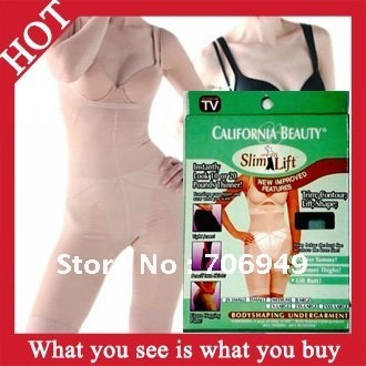 Free Shipping 1pc Beauty Slim Body Shaping Garment With Shoulder Belt Body Sculpting Clothing As Seen On TV -- MTV46