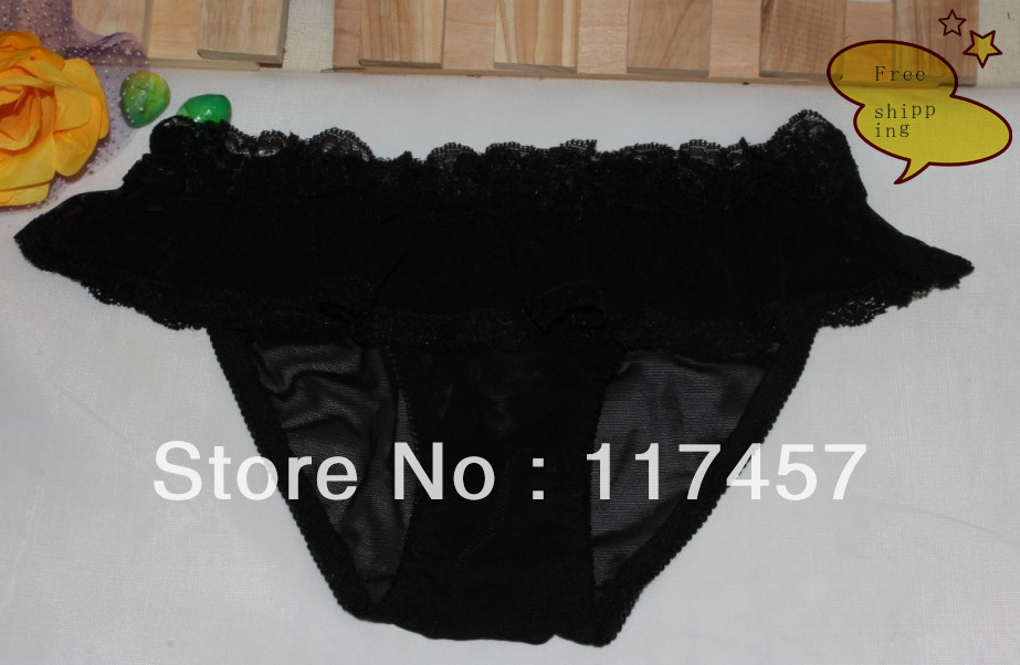 Free Shipping 1PCS Hollow Out Appeal Lace women's sexy underwears sexyg thongs panties for women underpants One-piece Seamless