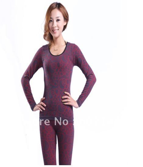 Free shipping 1set/lot wear desgin  bodybuilding Ultra Thin women's thermal underwear