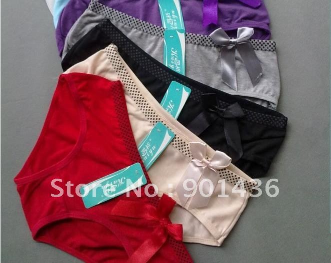 FREE SHIPPING!! 20% OFF*Small wholesale and retail*women's underwears*women's briefs*low price with high quality*butterfly tie