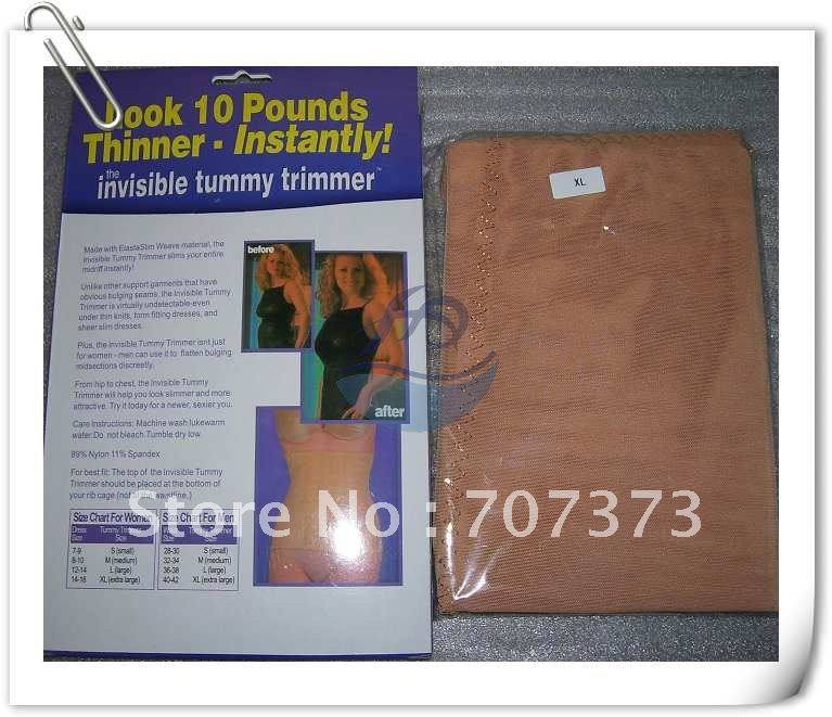 Free Shipping 200pcs/lot Invisible Tummy Waist Trimmer Slimming Suit Belt As Seen On TV