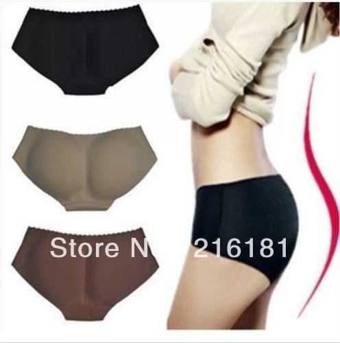 Free Shipping 200pcs/lot Seamless Bottoms Up Underwear Bottom Pad Panties Sexy Underwear Buttock Up