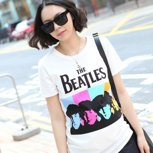 Free Shipping 2011 maternity clothing summer multicolour print casual maternity short-sleeve maternity t-shirt top f409 3b