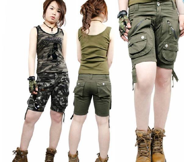 Free shipping 2011 new summer women fashion 100% cotton two color individual character style shorts