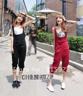 Free shipping 2011 new women's fashion Loose Bib Pants 625