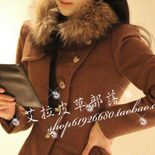 Free shipping 2012 all-match fur collar raccoon