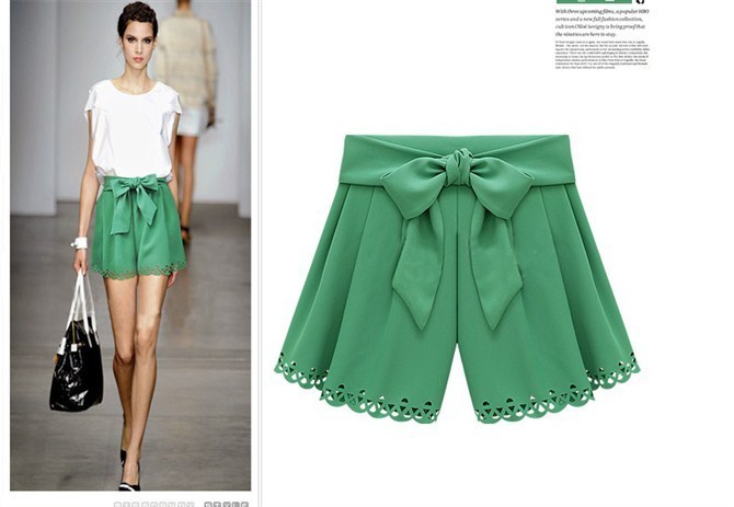 Free shipping 2012 AMIO fashion wind  high waist fashion   shorts