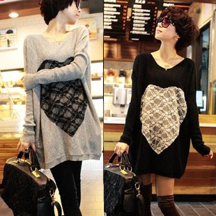 Free shipping~2012 autumn and winter leisure relaxed fashion sweater blouse