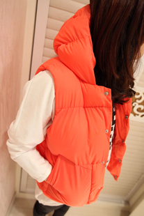 Free Shipping 2012 autumn and winter ! super cotton candy cotton vest female chromophous vest