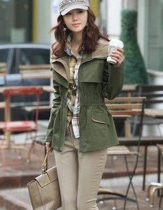 Free shipping  2012 Autumn new Slim cotton frock female models short windbreaker jacket short jacket shirt  b075 of