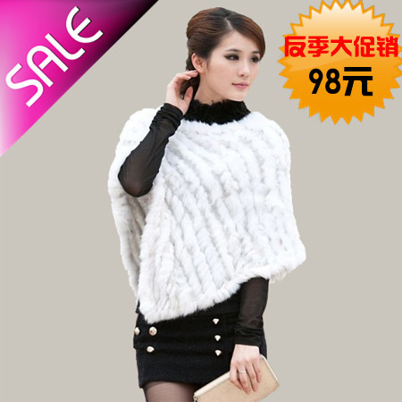 Free shipping 2012 autumn the female models rabbit fur shawl ladies fashion knitted shawl angora shawl hedging cedar