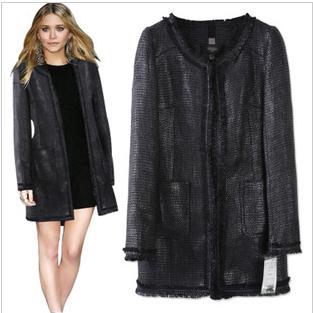 Free shipping 2012 autumn&winter fashion women trench woolen warm thick Classic lady long overcoat turn-down collar  xl W381