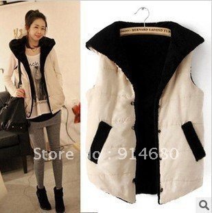 Free shipping!2012 Autumn Winter New Style Fashion Leisure cotton Women Vest  Four colors M L size