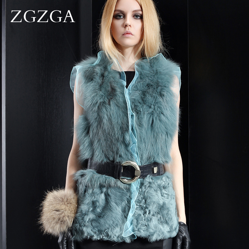 free shipping  2012 berber fleece fox fur vest autumn women's vest