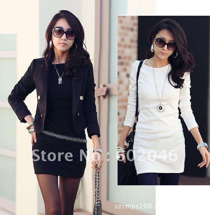 Free shipping 2012 cultivate one's morality long sleeve lady's sweater iron bead drill collar knit unlined upper garment