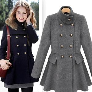 Free Shipping 2012  Eruope Stylish Winter Warm  cashmere Dress Clothes Hoodie Hoody Womens  ladies coats  Parka Jackets outwear