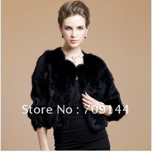 Free Shipping 2012 Fashion Noble Multi-color's fur short rabbit fur coat M L XL XXL