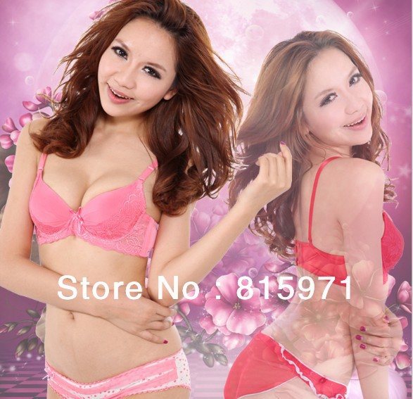 Free shipping 2012 fashionable women bras cotton and polyester lingerie lady'd underwear