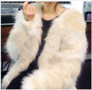 free shipping 2012 faux imitation mink medium-long ladies gentlewomen elegant outerwear overcoat thermal outerwear