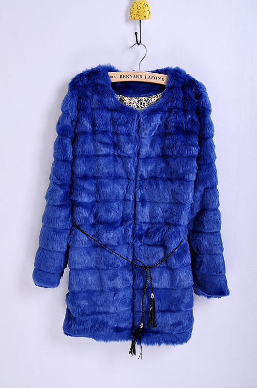 free shipping 2012 faux medium-long fur coat female chili fur cardigan