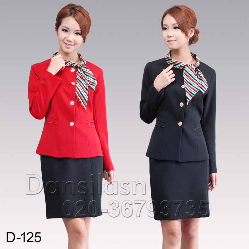 Free shipping 2012 formal ol work wear clothing set dresses fashion professional set