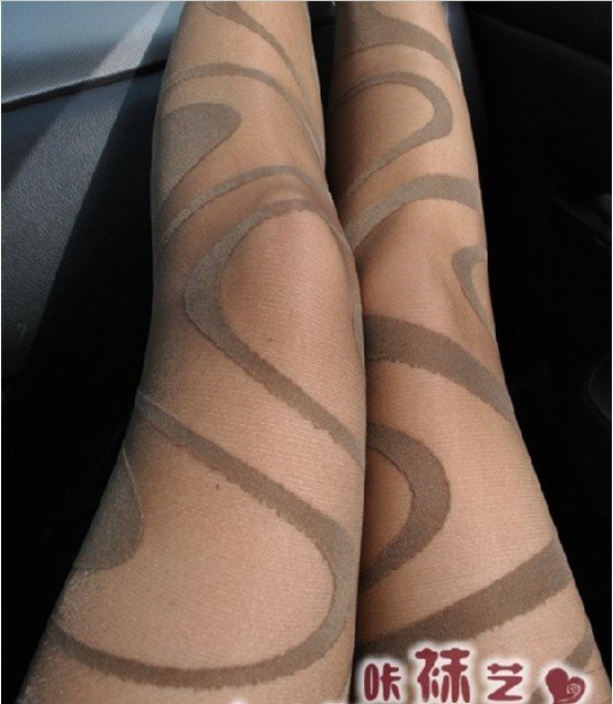 Free Shipping 2012  Hot Design Vintage Ladies Sexy  Tights Leggings Pantyhose