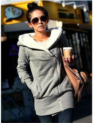 Free shipping 2012 hot sale the woman the Korean version lamb hair increase size thickened gray cotton coat