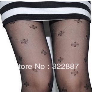 Free shipping,2012 hot selling,lady's big mesh four leaf clover tights,fashion women's  pantyhose by 6paris/lot mix colors