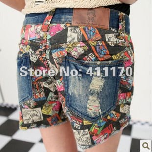 Free shipping 2012 Hotsale Summer Jeans Short Women