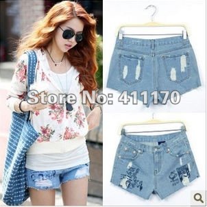 Free shipping 2012 Hotsale Summer Jeans Short Women  ,hot pants,denim shorts,beach shorts women