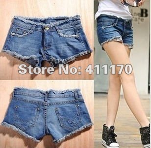 Free shipping 2012 Hotsale Summer Women Short Jeans,Denim shorts