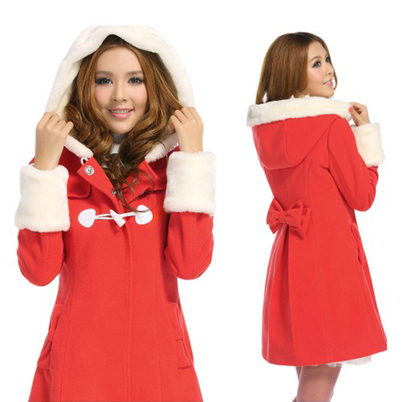 Free shipping . 2012 hotsales . Fashion women winter coat , fashion wool coat Leather clothing Winter