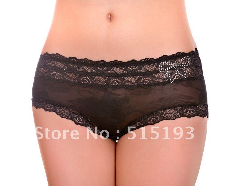 Free Shipping 2012 Ice Silk Sexy Ultra-thin Seamless Underwear Cotton Panties Women AC108