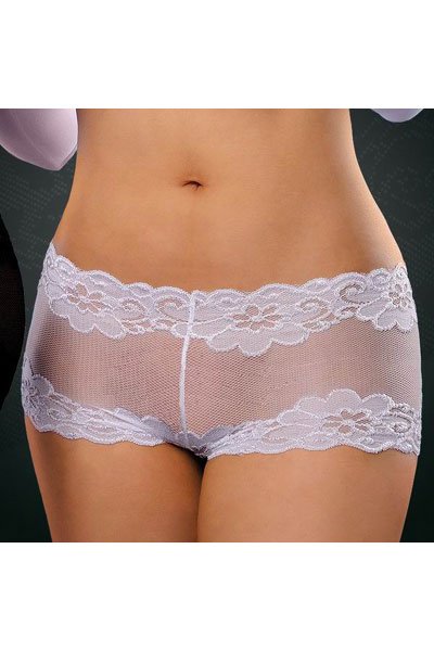 Free shipping 2012 Ladies Sexy All Lace Eyelet Thong Panty for Women LB9009W M 2XL + Factory Wholesale + Drop shipping