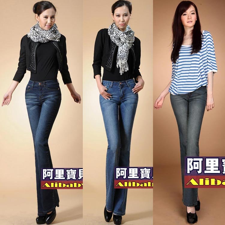 Free shipping,  2012,  latest, Mid high waist , flexibility, show thin, self-cultivation, hip, women's jeans, 3 colors