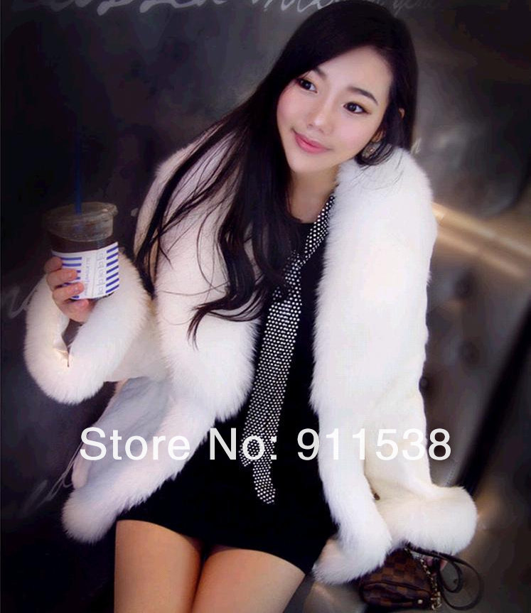 Free shipping 2012 luxury fox fur rex rabbit hair fur coat top outerwear 8527