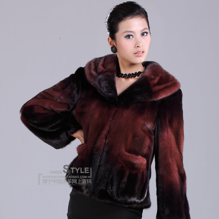 free shipping 2012 luxury torch top mink fur coat women's short design