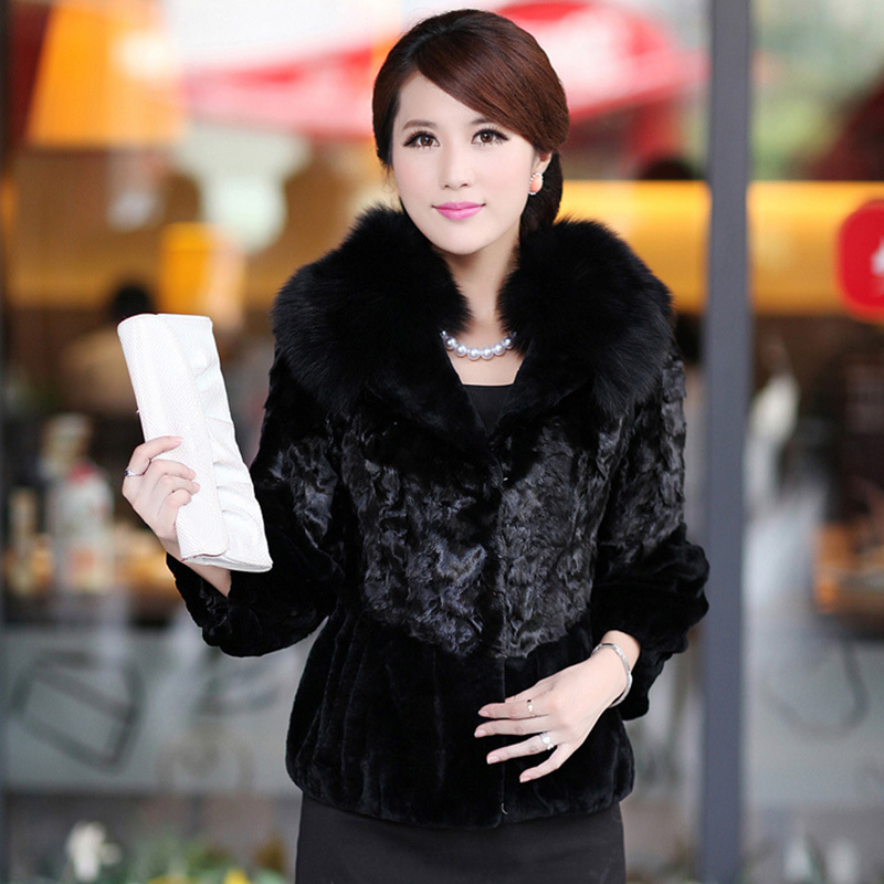 free shipping 2012 mink hair fight mink slim rex rabbit hair fur coat 6868