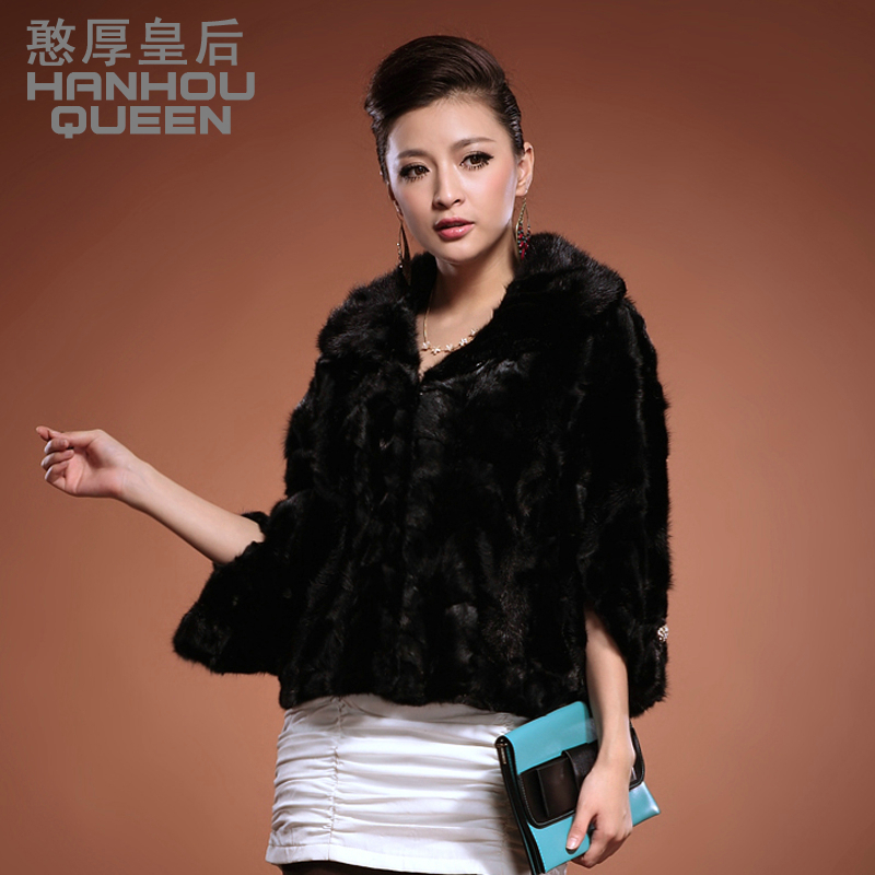 free shipping  2012 mink hair overcoat fight mink fur coat