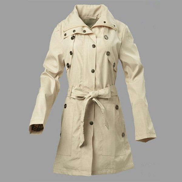 Free Shipping 2012 Multiple Color Fashion  NEW Arrival  Womens Long Sleeve Slim-fit Windbreaker Jacket Coat SIZE M/L/XL/XXL