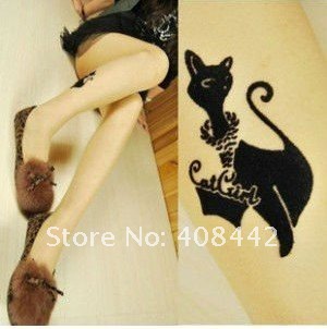 Free Shipping, 2012 New Arrival Anklet Tattoo Stocking, Tight Panty Hose